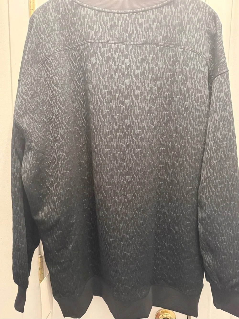 Lululemon Perfectly Oversized Jacquard Crew Black